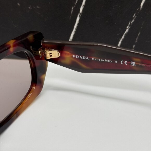 NEW PRADA PRB05S 22A20I WOMEN HAVANA SUNGLASSES SPR B05 22A20I - Picture 8 of 9